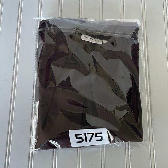 Susan Graver Liquid Knit Size XL Brown open cardigan - Picture 9 of 9